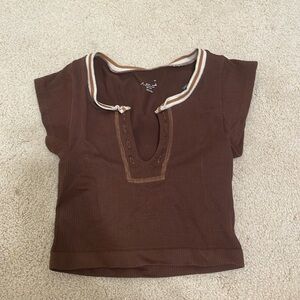Brown urban outfitters top